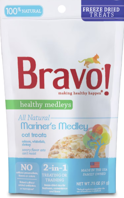 Bravo cat treats outlet